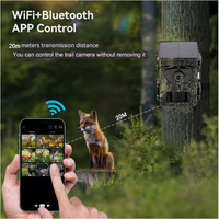 Nouvelle caméra de piste vidéo Wifi S810W 8K 60MP à énergie solaire MP4 avec batterie 5200mAh angle sauvage de 120 ° pour la vision nocturne de chasse