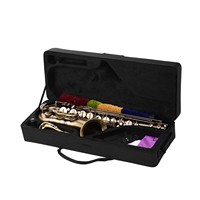 Tenor Saxophone Bb Sax Antique Brass Body White Shell Keys Woodwind Instrument