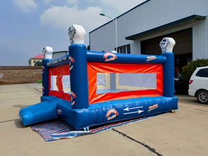 Château gonflable en PVC 4x4m avec installation facile, prix usine, château sauteur commercial pour enfants, maison de rebond pour locations événementielles - Product Image 2