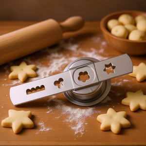 Westmark <b>Cookie</b> Press Attachment Size 5 Star Clover Wave Cutters - Product Image 3