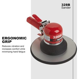 Lijadora Orbital Neumática de Doble Acción Ingersoll Rand 328B, Disco Adhesivo de 8 Pulgadas, Órbita de 5/32, 825 RPM - Product Image 4