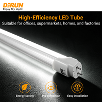 Tube LED T8 à haut rendement lumineux 100lm/w 9W 14W 18W 22W 32W 48W avec corps en aluminium pour le marché européen, LTL-T8AP