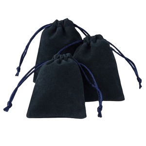 Sacs à bijoux imprimables avec logo personnalisé, sacs en soie pour bonbons de mariage, sacs à cosmétiques en velours avec cordon de serrage - Product Image 1