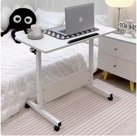 Table basse verticale Simple Portable poste de travail en bois blanc hauteur bureau réglable manuel bureau maison bureau pliant