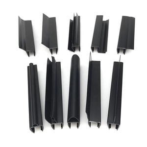 Bathroom Accessories Frameless Glass Shower <strong>Door</strong> Waterproof Black Plastic <strong>PVC</strong> <strong>Sealing</strong> <strong>Strip</strong> - Product Image 4