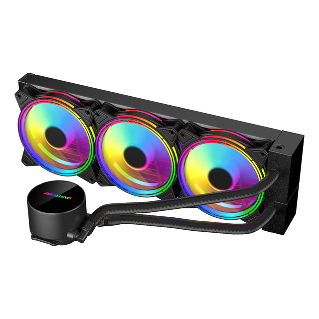 ESGAMING Customized LOGO AMD INTEL CPU Processor Water Cooling Fan Radiator 360mm 12v DC PC Liquid Cooler for Desktop Computer