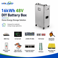 Boîtier de batterie vertical 48V en stock UE, kit de stockage d'énergie DIY 51.2V sans BMS ni affichage, boîtier de batterie vide