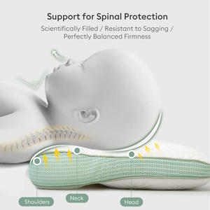 Kids Cotton <b>Pillow</b> with Cute Animal Print Soft Plush Toddler Sleeping <b>Pillow</b> for Boys and Girls Bed Travel <b>Nap</b> Use - Product Image 4