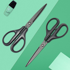 Office Scissors 7-Inch Stainless Steel Teflon Coated For Paper Cutting Art Student Use Household Tool - Product Image 2
