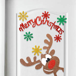 Decoración de Papá Noel, Nuevo Adorno Navideño, Muñeco de Nieve, Decoración Navideña de Tela - Product Image 1