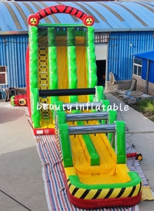 Tobogán acuático inflable de PVC comercial de 22 pies, 24 pies y 30 pies con deslizamiento y Tobogán, certificado CE, garantía de 3 años - Product Image 3