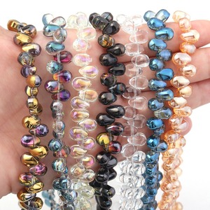 Cuentas Sueltas Irregulares de Vidrio en Forma de Gota de <span class=keywords><strong>Agua</strong></span>, Mariposa y Rosa para la Fabricación de Joyas, Pulseras, Pendientes y Collares - Product Image 2