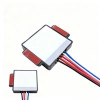 Miroir de salle de bain à commande unique avec variateur d'intensité tactile intelligent 12V, gradation progressive, voyants lumineux blancs et bleus