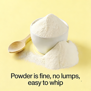 Crema Batida en Polvo Sin Lácteos, Baja en Grasa, para Pasteles, Helados, Té con Leche, Repostería <span class=keywords><strong>y</strong></span> Coberturas - Product Image 2