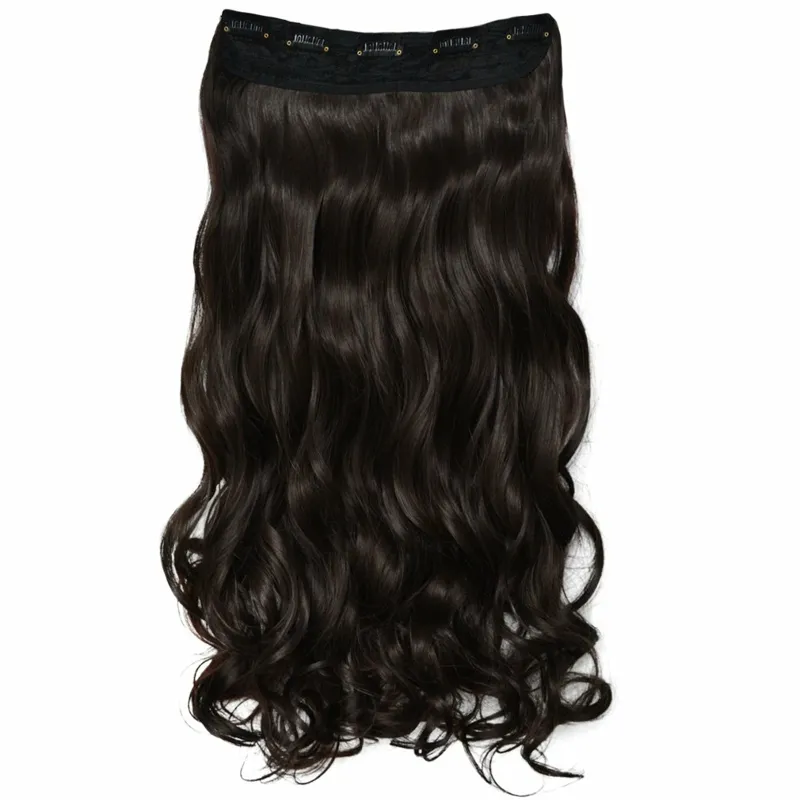 Xianniao Großhandel Full Head Black Curly Wave 5 Clip auf synthetischen Haar verlängerungen Haar teile für Frauen
