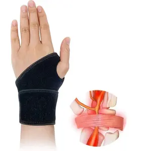 Hot Selling Custom Palm Splint Support Carpal Tunnel Sport Wrist Wraps Gym Use Wrist Support Bandage