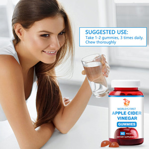 Gummies au vinaigre de cidre de pomme à marque privée avec du vinaigre de cidre de pomme et du sodium, favorisant une fonction immunitaire saine - Product Image 6