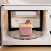 Boîte alimentaire en silicone pour bébé, boîte de conservation des aliments avec couvercle, boîte de rangement scellée portable