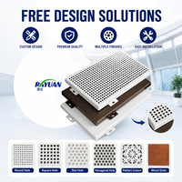 Façade Métallique Ventilée en Aluminium Découpé au Laser CNC à Motif Personnalisé pour Revêtement Mural Extérieur de Bâtiments, Villas et Centres Commerciaux