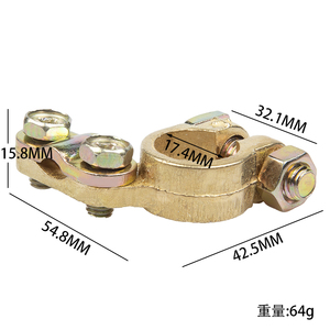 Bán buôn chất lượng tốt nhất 12V BT269/270 Đồng uốn thiết bị đầu cuối Brass pin thiết bị đầu cuối bảo vệ kết nối kẹp - Product Image 5