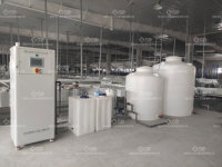 Leicht saurer HOCl-Wasserionisator mit SPS-Steuerung, 1500L/H Chlorgenerator, Salzwasser-Elektrolysemaschine