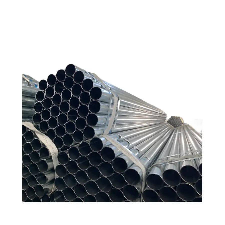 أنبوب دائري من الفولاذ الكربوني مجلفن مسبقًا الأكثر شيوعًا لقطع أنابيب الفولاذ