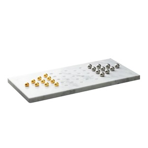 Échiquier en pierre naturelle d'onyx de jade de marbre Tableau d'enseignement d'échecs de <span class=keywords><strong>fantaisie</strong></span> de pierre de marbre - Product Image 5