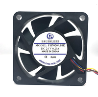 Ventilateur axial DC 7020 3 pouces 12V 24V 70x70x20mm, ventilateur de refroidissement sans balais DC pour châssis IPC