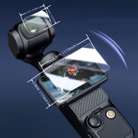 2 protecteurs d'objectif + 2 protecteurs d'écran LCD pour DJI Osmo Pocket 3, DJI Pocket 3 OP3, film en verre trempé, accessoires