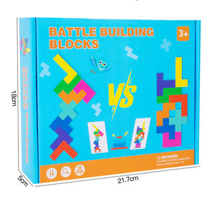 Tetra Tower لعبة كومة المجلس <span class=keywords><strong>2</strong></span> لاعبين ألعاب الأسرة بناء كتل التراص التوازن ألعاب للأطفال الكبار الأصدقاء - Product Image 4