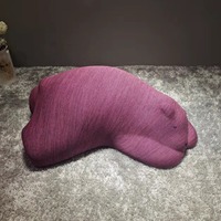 Canapé paresseux Ours polaire, siège individuel en forme d'animal mignon, chaise de sol design en forme d'ours en peluche pour salon et chambre