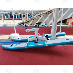 Precio bajo de fábrica, bicicleta de agua inflable, entretenido, bote de Pedal de agua inflable, catamarán - Product Image 2