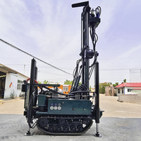 Pompe de forage rotative DTH sur chenilles RYX à moteur diesel 22HP 250mm 1200mm 500m Max 5000KG Garantie 2 ans Facile à utiliser