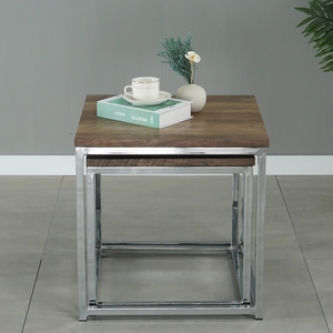 Set di Tavolini da Caffè Moderni in Offerta, Mobili di Alta Qualità per Soggiorno, Tavolo Quadrato in MDF Effetto Marmo - Product Image 5