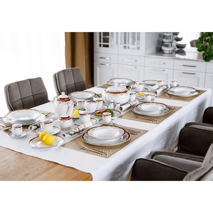 Fornitura in fabbrica set di stoviglie in porcellana <span class=keywords><strong>da</strong></span> 57 pezzi/<span class=keywords><strong>servizio</strong></span> di ceramica per <span class=keywords><strong>6</strong></span> - Product Image 4