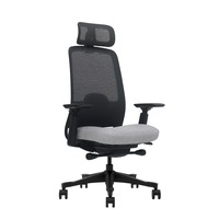 Nouvelle chaise de bureau ergonomique moderne populaire en maille, pivotante, inclinable, réglable en hauteur, de qualité supérieure, avec verrouillage à 4 vitesses