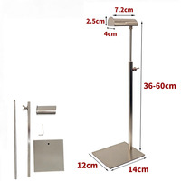 Support de présentation de table réglable en métal doré, multi-usages pour sacs à main, colliers, bijoux, vitrine de magasin de vêtements