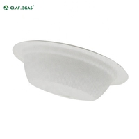 Bol en bagasse 100 % biodégradable écologique, résistant à la chaleur et compatible micro-ondes, idéal pour le camping, les fêtes, les restaurants et les plats à emporter