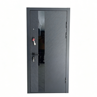 Porte de sécurité blindée turque de luxe en acier, avec serrure multipoints, anti-effraction, pour entrée principale, finition de surface personnalisée