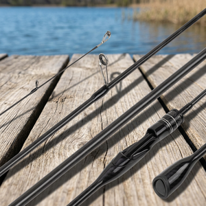 Caña de Pescar de 2 Secciones para Agua Salada, Trucha y Lubina, para Lago, Río y Surf, de Fibra de Carbono Ultraligera, para Pesca en Bote/Embarcación - Product Image 3