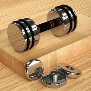 Équipement <span class=keywords><strong>de</strong></span> Fitness <span class=keywords><strong>de</strong></span> gymnastique à domicile 5kg 10kg 15kg <span class=keywords><strong>20kg</strong></span> poids en acier pur dames femmes haltères réglables - Product Image 5