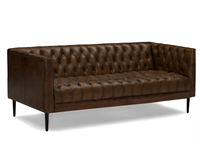 Canapé Chaise Longue en Cuir Rétro Industriel de Luxe, Design Moteur d'Avion Rafraîchissant, Mobilier de Maison pour Hôtel, Chambre, Villa