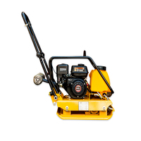   Compacteur à plaques électrique Robin GX160 90 kg, moteur de compactage électrique pour la construction, alimentation diesel et essence