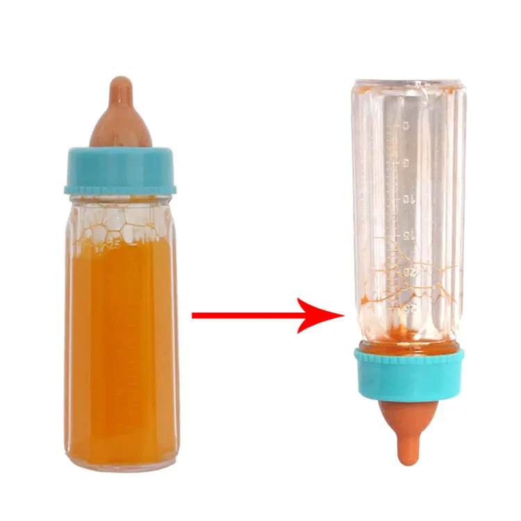 BrilliantMagic Funny Magic Milk Vanish and Juice Disappear Bottle for Baby Dolls