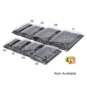 Stackable dùng một lần rõ ràng Hộp nhựa kín lấy đi Sushi Khay nắp <span class=keywords><strong>container</strong></span> di động cho bánh hamburger sử dụng - Product Image 3