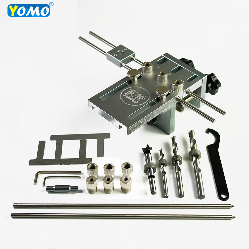 New extended wood dowel pin drilling jig  for Furniture Cabinet Connecting High Precision Dowelling Jigs Kit