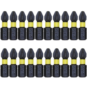 Chất Lượng Hàng Đầu 20 Mảnh Pz2 Vít Điều Khiển Khoan <span class=keywords><strong>Bit</strong></span> <span class=keywords><strong>Set</strong></span> 25Mm Pozi Nhiệm Vụ Tác Động S2 Thép Bits Công Cụ Với Treo Hộp Gói - Product Image 2