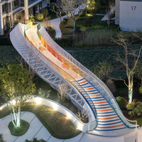Puente Industrial Moderno de Acero para Paisajismo, para Supermercados, Parques, Oficinas, Casas, Escuelas y Centros Comerciales