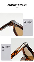 Lunettes de soleil rondes rétro en gros avec monture en métal et accent décoratif, protection UV400, lunettes de soleil tendance pour femmes et hommes