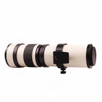 Objectif Super Téléobjectif Zoom Manuel 420-800 mm F/8.3-16 pour Appareil Photo Reflex Numérique Canon Nikon Sony Pentax